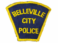 Canadian Belleville City Ontario Yellow Edge Police Patch