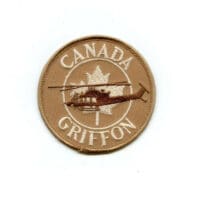 RCAF CAF Canadian 403 408 427 439 Squadron Griffon Tan Helicopter Crest Patch