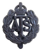 WW2 British ATS Bakelite Cap Badge