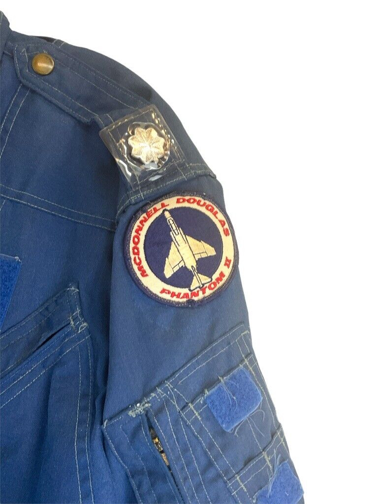 US USAF Officers Blue Flight Suit Test Pilot F4 Phantom 2 Patch US USAF Officers Blue Flight Suit Test Pilot F4 Phantom 2 Patch