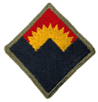 WW2 US Army Western Defence SSI Sleeve Patch Insignia