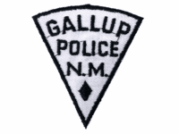 US Gallup New Mexico Black Edge Police Patch US Gallup New Mexico Black Edge Police Patch