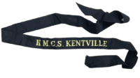 Royal Canadian Navy HMCS Kentville Cap Tally Full Length