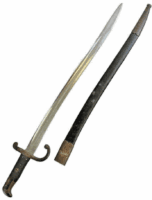 German Yataghan Bayonet with Scabbard Export Model German Yataghan Bayonet with Scabbard Export Model