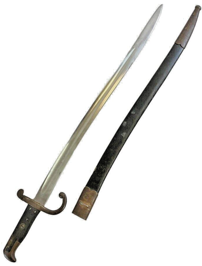 German Yataghan Bayonet with Scabbard Export Model German Yataghan Bayonet with Scabbard Export Model