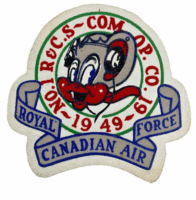 Canadian RCAF 1949-61 Number 1 R&C.S Com Op. Co Crest Patch Canadian RCAF 1949-61 Number 1 R&C.S Com Op. Co Crest Patch