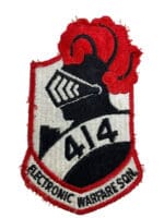 Canadian Forces 414 Electronic Warfare Squadron Patch Vintage