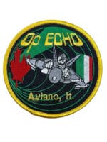 Canadian Forces RCAF CF-18 Op Echo Aviano Italy Squadron Patch Crest Canadian Forces RCAF CF-18 Op Echo Aviano Italy Squadron Patch Crest