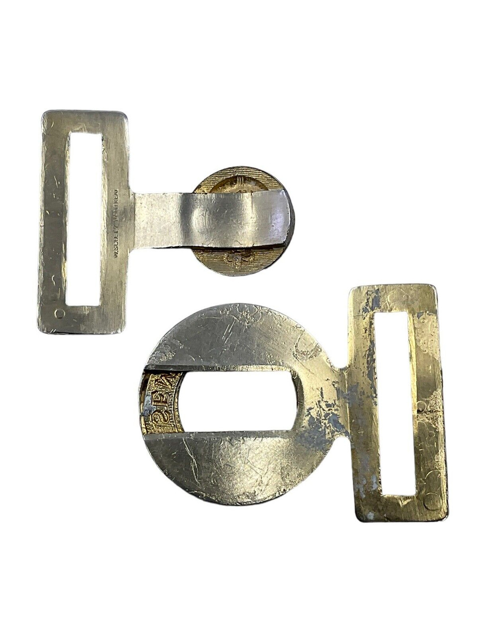 Canadian Royal Hamilton Light Infantry RHLI Two Piece Belt Buckle Canadian Royal Hamilton Light Infantry RHLI Two Piece Belt Buckle