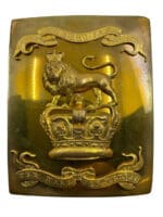 British Victorian Royal Marines Officers Cross Belt Plate British Victorian Royal Marines Officers Cross Belt Plate