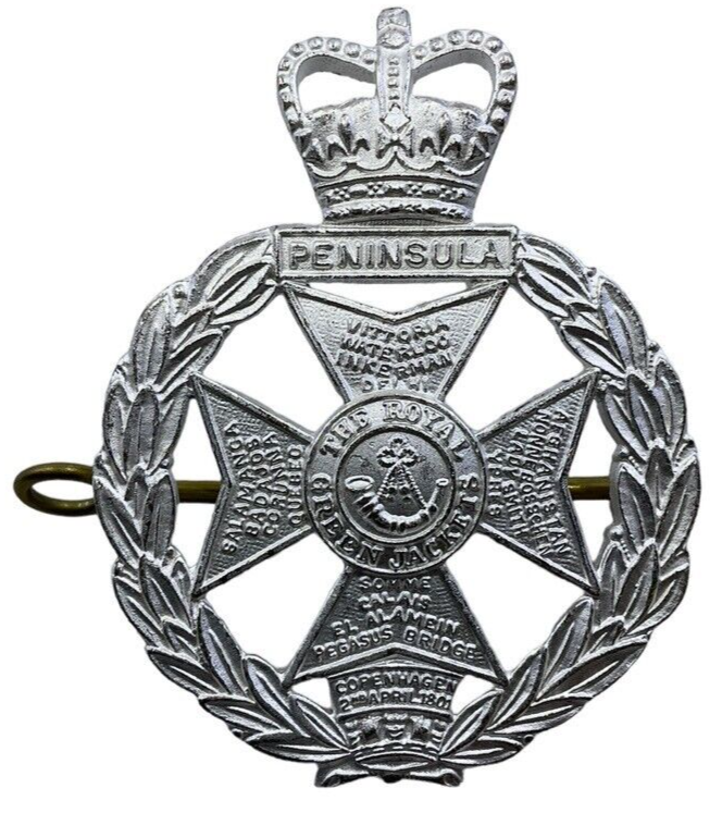 British Royal Green Jackets Regiment Officers Cap Badge British Royal Green Jackets Regiment Officers Cap Badge