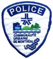 Canadian Montreal Police Blue Edge Police Patch