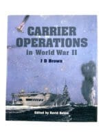 WW2 British US Navy Carrier Operations Hard Cover Reference Book