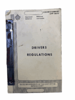 Canadian Forces Drives Regulations Handbook SC Reference Book