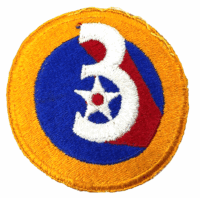 WW2 USAAF 3rd Air Force SSI Sleeve Patch Insignia