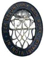WW1 British BEF For Voluntary War Work in Indian 1914-19 Lapel Pin Badge WW1 British BEF For Voluntary War Work in Indian 1914-19 Lapel Pin Badge