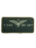 Canadian Forces RCAF 1 CAD Air Div Squadron Nametag OD Green Crest Patch Vintage Canadian Forces RCAF 1 CAD Air Div Squadron Nametag OD Green Crest Patch Vintage