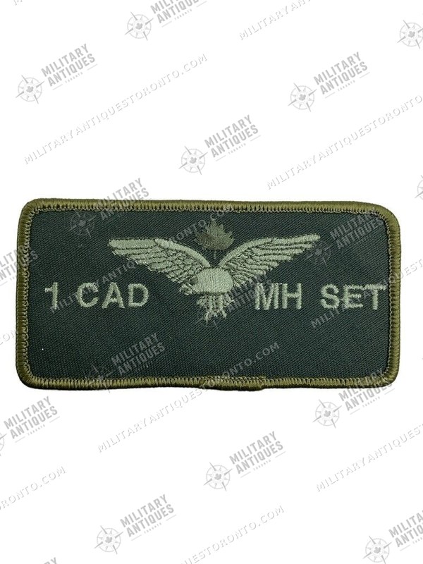 Canadian Forces RCAF 1 CAD Air Div Squadron Nametag OD Green Crest ...