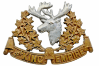 Canadian Militia 16th Canadian Light Horse Regiment Officers Cap Badge