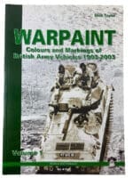 WW2 British Warpaint Colours Markings British Army Vehicles Vol 1 Reference Book