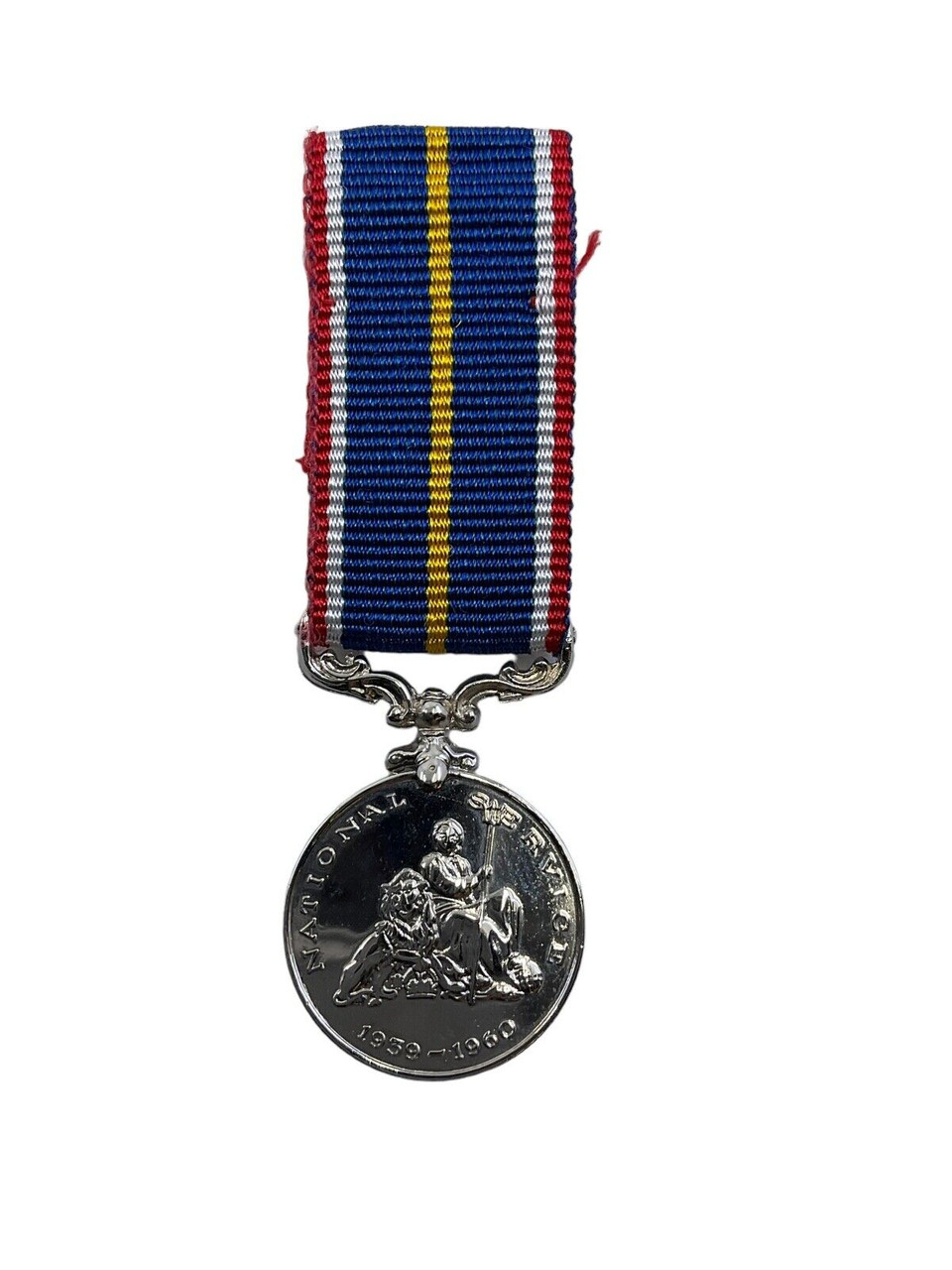 British National Service Miniature Medal Decoration British National Service Miniature Medal Decoration