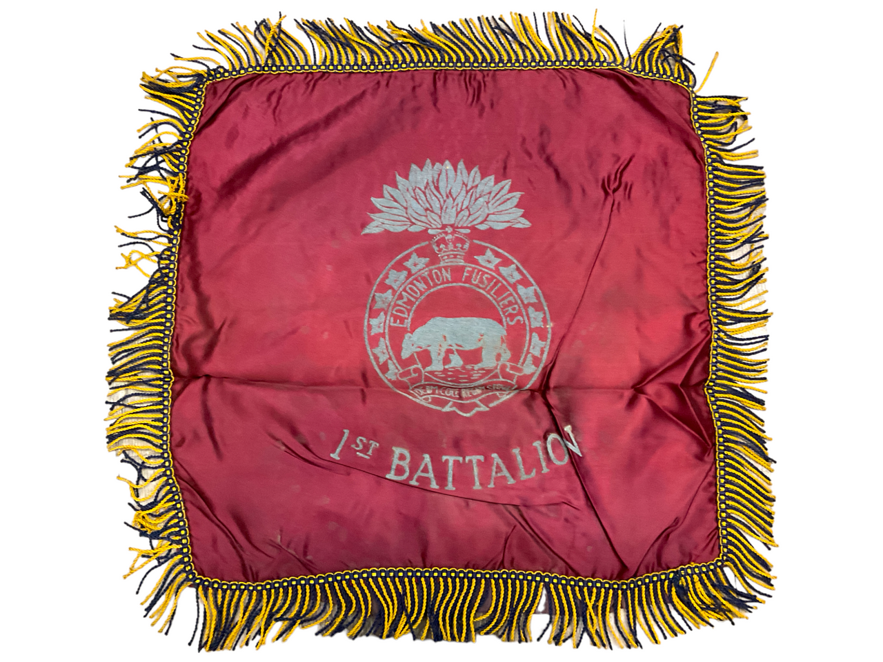 WW2 Canadian Edmonton Fusiliers 1st Bn Sweetheart Pillow Case 19 x 19 Inch WW2 Canadian Edmonton Fusiliers 1st Bn Sweetheart Pillow Case 19 x 19 Inch