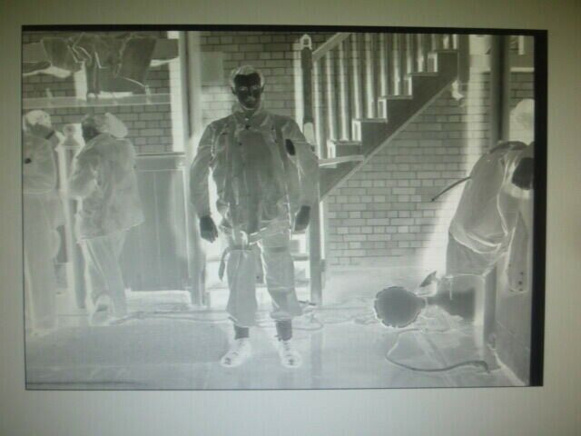 WW2 British Airborne Para Paratrooper in Kit Original Negative #46 WW2 British Airborne Para Paratrooper in Kit Original Negative #46