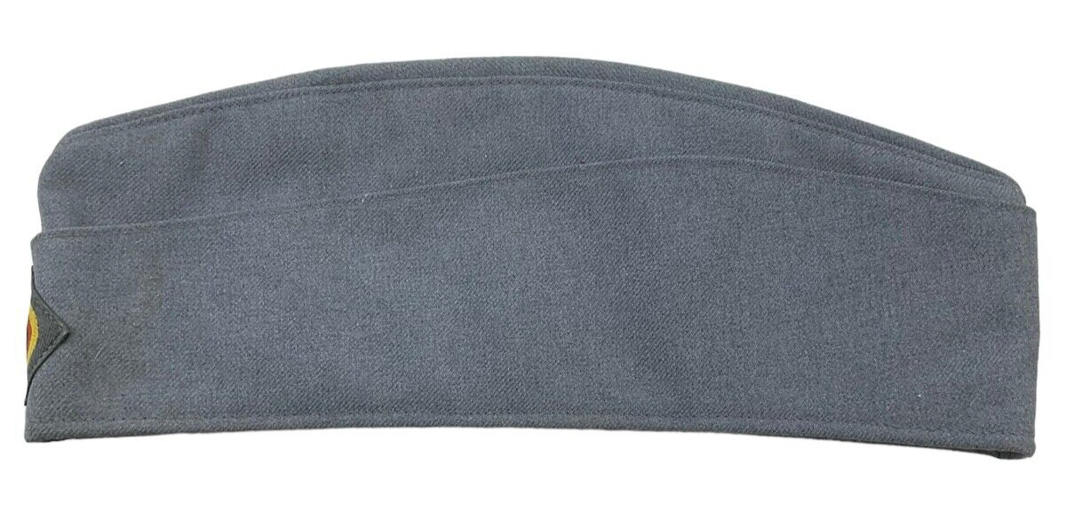 West German Grey Sidecap With Insignia Size 57 West German Grey Sidecap With Insignia Size 57