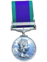 British General Service Medal Borneo 2404967 Pte R McGeary Gordons British General Service Medal Borneo 2404967 Pte R McGeary Gordons