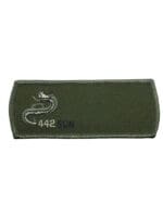 Canadian Forces RCAF 442 Squadron OD Green Name Tag Crest Patch
