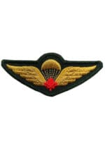Canadian Forces Airborne Para Red Leaf Garrison Dress Jump Wing Insignia