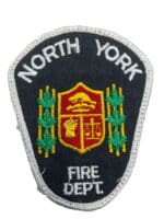 Canadian North York Ontario Fire Department Patch