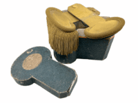 French Gendarme Police Officers Banjo Board Epaulettes With Box