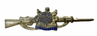 WW1 British Manchester Regiment Enamel Sweetheart ENFIELD SMLE Pin Back Badge