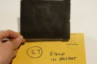 WW2 British Airborne Para Equipment in Basket Original Negative #27