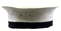 WW2 Royal Canadian Navy Ratings White Top Cap Size 7