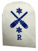 WW2 British Canadian RN RCN Navy Radar Control Canvas Trade Badge 2