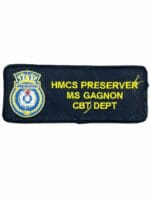 Canadian Forces RCN Navy HMCS Preserver Name Tag Canadian Forces RCN Navy HMCS Preserver Name Tag