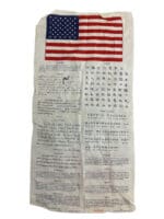 US USAF Vietnam War Silk Blood Chit 1962 Dated Escape Evasion