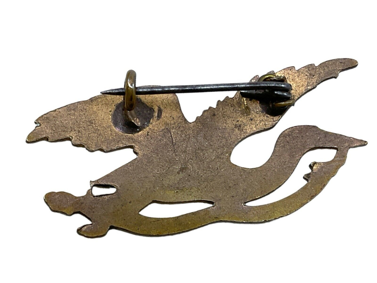 WW1 French Air Service Squadron Crest Badge Stork Badge Pin Back WW1 French Air Service Squadron Crest Badge Stork Badge Pin Back