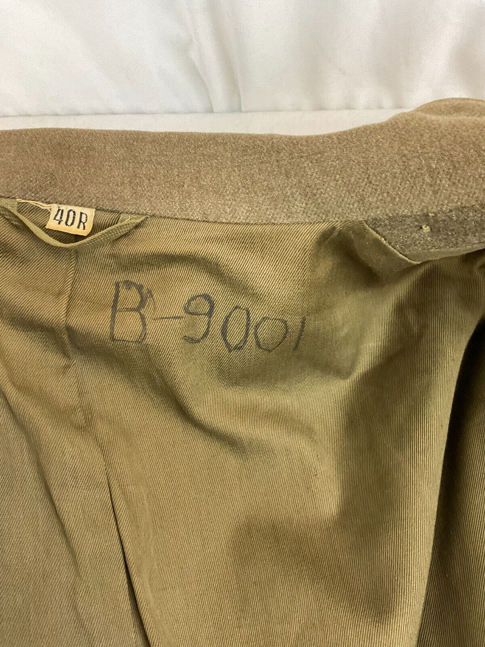 WW2 US USAAF 9th Engineer Command Sgts Ike Jacket 40R Named WW2 US USAAF 9th Engineer Command Sgts Ike Jacket 40R Named