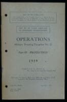 WW2 Canadian Operations Military Training Pamphlet No 23 Part 4 Reference Book