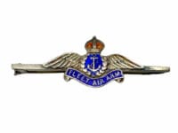 WW2 Canadian British Fleet Air Arm Navy Sweetheart Badge Pin Enamel Sterling