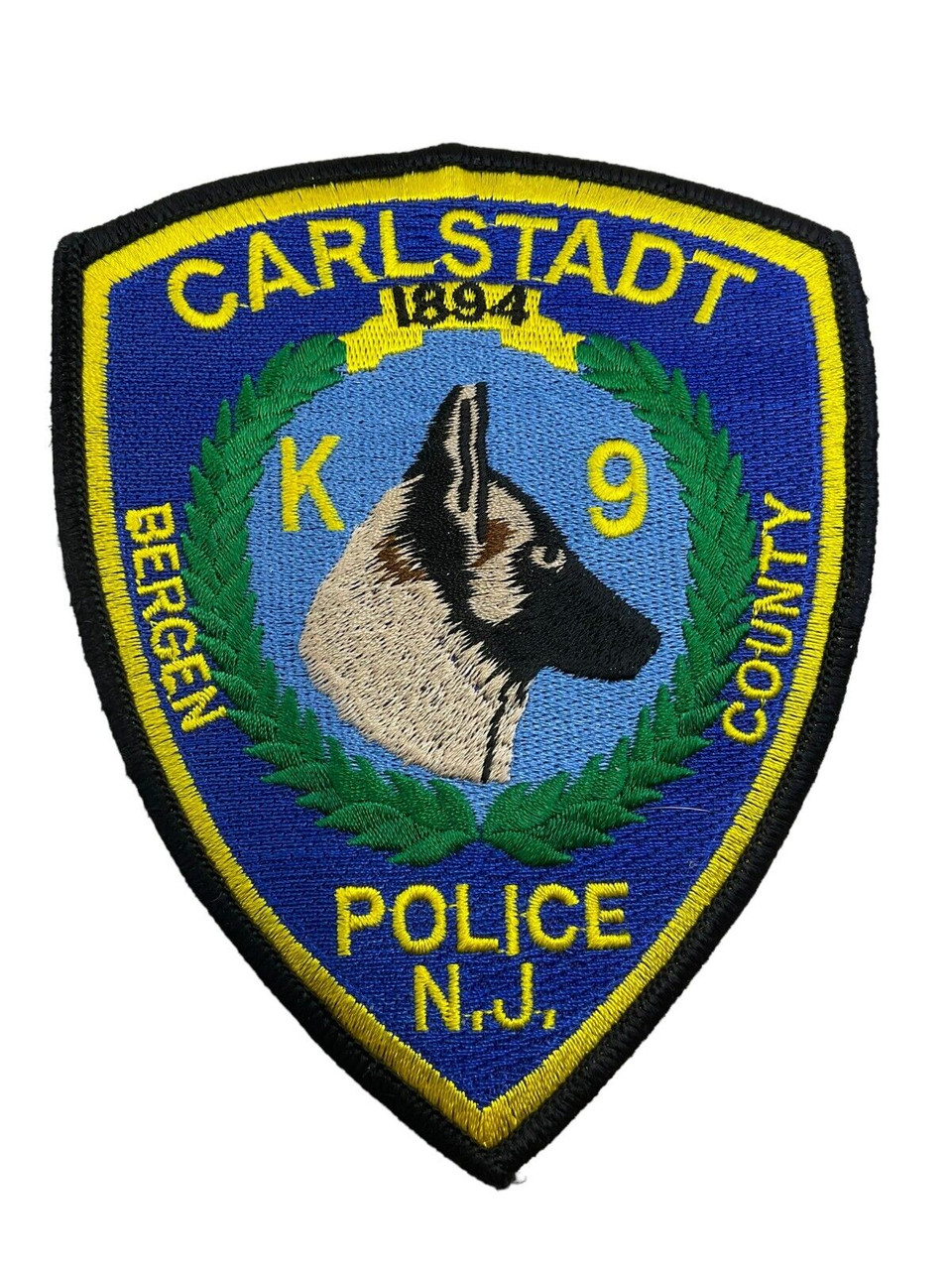 US Carlstadt New Jersey Bergen County K9 Police Patch US Carlstadt New Jersey Bergen County K9 Police Patch