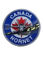 Canadian Forces RCAF Canada Hornet 25th Anniversary Colour Crest Patch
