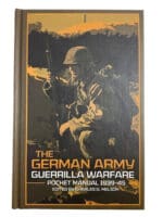 WW2 German Army Guerrilla Warfare Pocket Manual Hard Cover Reference Book WW2 German Army Guerrilla Warfare Pocket Manual Hard Cover Reference Book