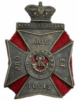Victorian British Finsbury Rifles Cap Badge Victorian British Finsbury Rifles Cap Badge