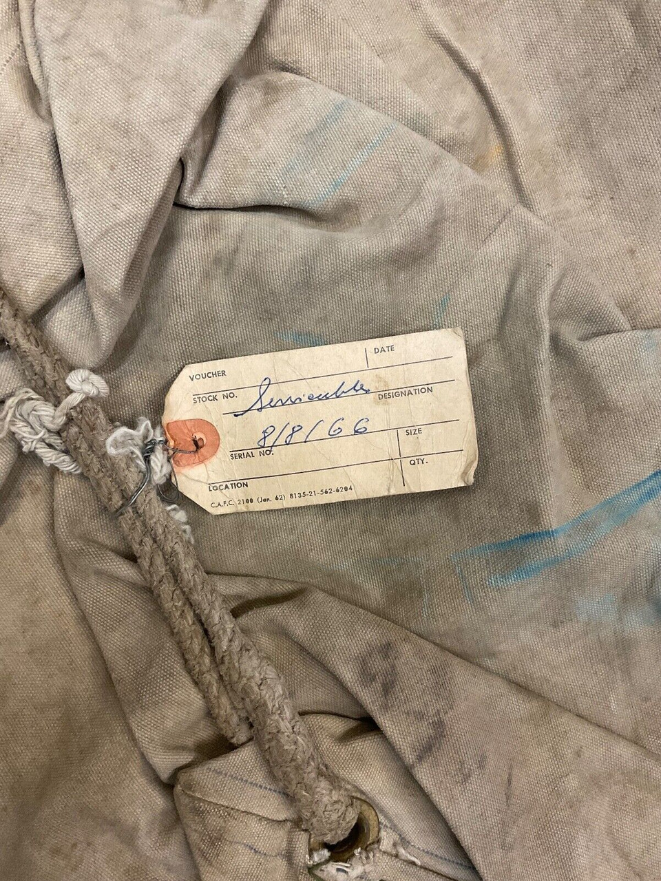 Canadian Militia Boer War Bell Tent Transit Case Bag 1900 Dated Canadian Militia Boer War Bell Tent Transit Case Bag 1900 Dated