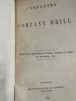 British Victorian Army Infantry Company Drill Manual 1834