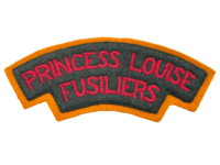 WW2 Canadian Princess Louise Fusiliers British Made Shoulder Title Single